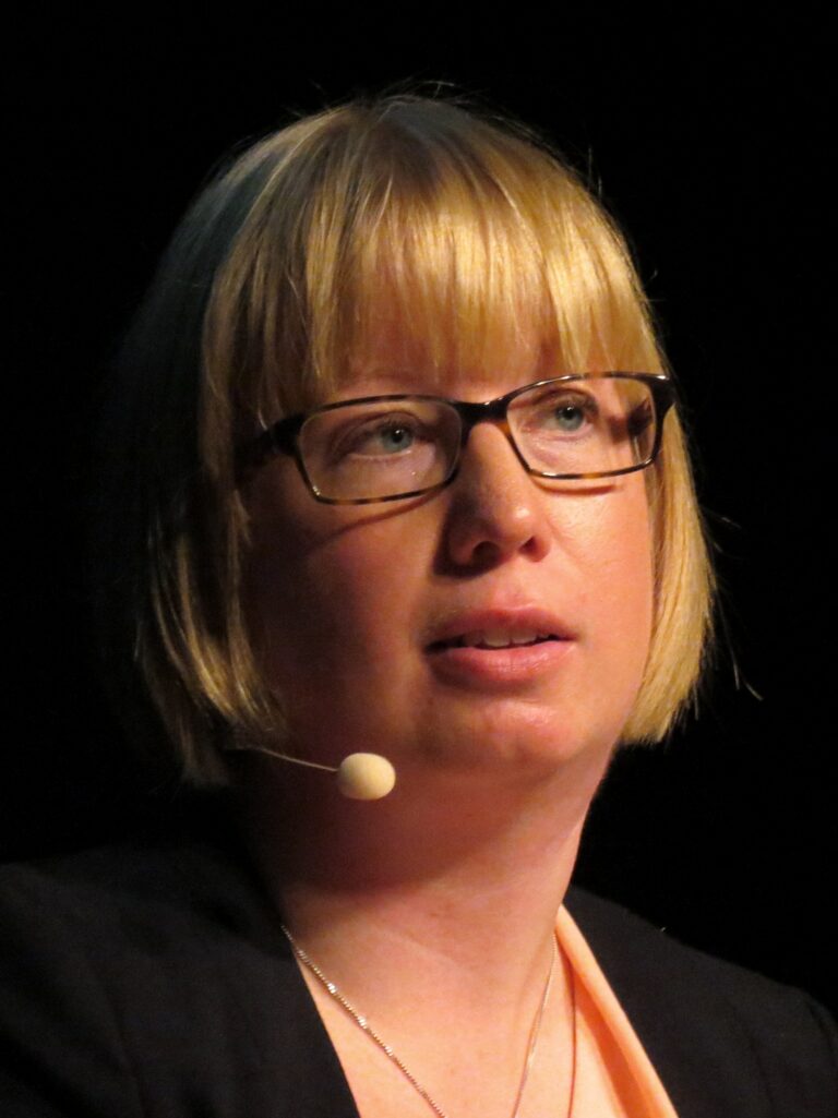 Portrét švédskej spisovateľky Kristiny Ohlsson