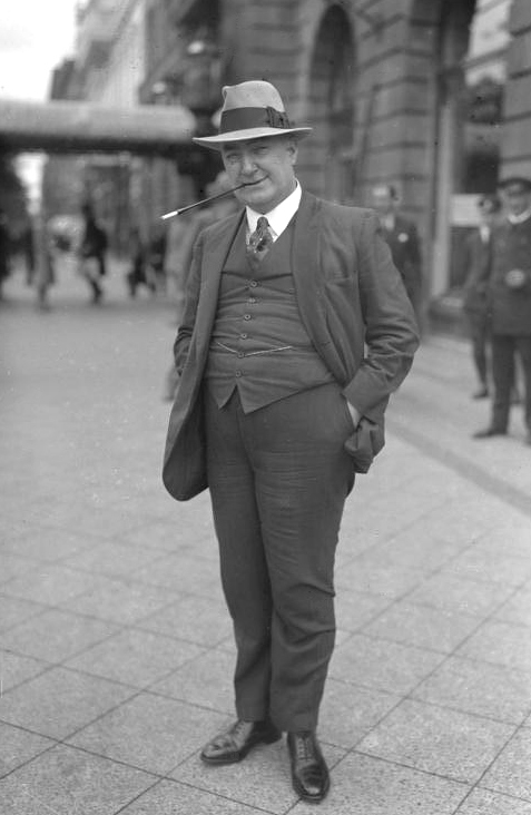 Britský spisovateľ Edgar Wallace v roku 1928