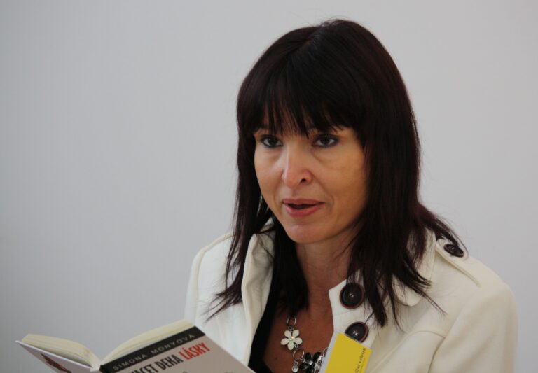 Simona Monyová na Podzimnom knižnom veľtrhu v Havlíčkovom Brode